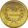 Image 2 : 1855 $50 Wass Molitor Fifty Dollar--Repaired, Altered