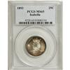 Image 1 : 1893 25C Isabella Quarter MS65 PCGS. A strongly lustro