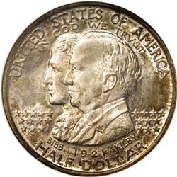 1921 50C Alabama MS67 NGC. Alabama celebrated its stat