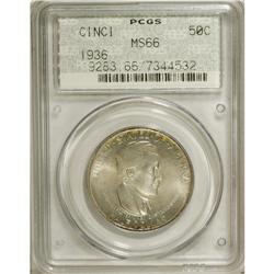 1936 50C Cincinnati MS66 PCGS. Q. David Bowers (1991)
