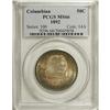 Image 1 : 1892 50C Columbian MS66 PCGS. This example of America'