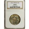 Image 3 : 1926-S 50C Oregon MS68 NGC. When this attractive half