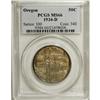 Image 1 : OREGON 50C 1934-D MS66 PCGS.From The Cary & Cheryl Por