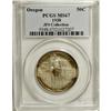 Image 1 : OREGON 50C 1938 MS67 PCGS.From The Cary & Cheryl Porte
