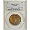Image 3 : 1938-S 50C Texas MS67 PCGS. Spectacular waves of orang