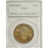 Image 3 : 1927 50C Vermont MS67 PCGS. Linking the lynx on the re