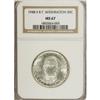 Image 1 : 1948-S 50C Booker T. Washington MS67 NGC. An essential