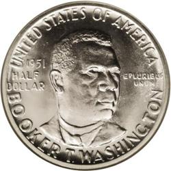 1951-S 50C Booker T. Washington MS66 Prooflike NGC. A