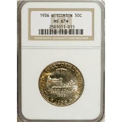 WISCONSIN 50C MS67 NGC.From The Cary & Cheryl Porter C