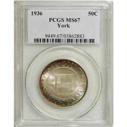 YORK 50C MS67 PCGS.From The Cary & Cheryl Porter Colle
