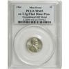 Image 3 : 1964 1C Lincoln Cent--Struck on a 2.3 gram Clad Dime P