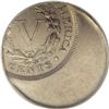 Image 2 : Undated 5C With Cents Liberty Nickel--Struck 40% Off C