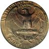 Image 2 : 1941 25C Washington Quarter--Struck on a Struck Cent--