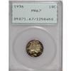 Image 3 : 1936 10C PR67 PCGS. Splashes of russet-gold and sea-gr