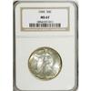 Image 1 : 1945 50C MS67 NGC. Honey patina adorns the rims of thi