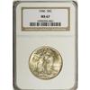 Image 1 : 1946 50C MS67 NGC. Golden toning is a couple of shades