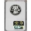 Image 2 : 1961 50C PR68 S Ultra Cameo NGC. Pearl-white on the d