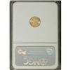 Image 2 : 1849 G$1 No L MS62 NGC. One of an estimated 1,000 piec