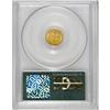 Image 2 : 1849 G$1 Open Wreath MS64 PCGS. Lustrous and boldly st