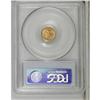 Image 2 : 1852 G$1 MS64 PCGS. Only the base of the 8 in the date