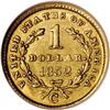 Image 2 : 1852-C G$1 AU58 NGC. After a mintage exceeding 40,000