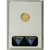 Image 2 : 1853-C G$1 --Cleaned--ANACS. AU53 Details. Variety 8-I.