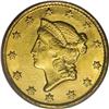Image 1 : 1853-C G$1 MS62 PCGS. Variety 8-I. This Charlotte Mint