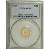 Image 1 : 1855-O G$1 AU53 PCGS. Luster illuminates selected area 