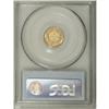 Image 2 : 1861 G$1 MS63 PCGS. This boldly struck Civil War gold