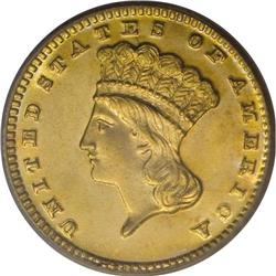 1870 G$1 MS67 PCGS. Ex: Harry Bass Jr. Collection. It 