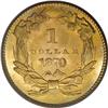 Image 2 : 1870 G$1 MS67 PCGS. Ex: Harry Bass Jr. Collection. It 