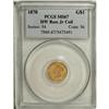 Image 3 : 1870 G$1 MS67 PCGS. Ex: Harry Bass Jr. Collection. It 