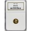 1877 G$1 MS63 Prooflike NGC. A lovely coin, especially