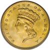 1880 G$1 MS66 PCGS. Gold dollars of this date are from