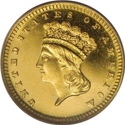 1888 G$1 --Altered Surface--NCS. Proof. The coin grades