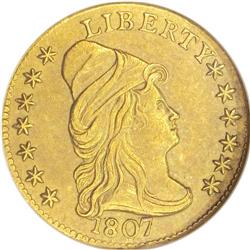 1807 $2 1/2 --Ex-Jewelry, Cleaned--ANACS. AU50 Details.