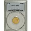 Image 3 : 1845 $2 1/2 MS64 PCGS. A lovely lemon-tinted near-Gem