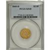 1845-D $2 1/2 XF45 PCGS. Variety 6-I. The only known v