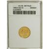 Image 1 : 1866-S $2 1/2 --Cleaned--ANACS. AU50 Details. Most exam