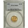 Image 1 : 1900 $2 1/2 MS65 PCGS. This bold Gem turn-of-the-centu