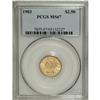 Image 3 : 1903 $2 1/2 MS67 PCGS. This shimmering piece advertise