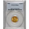 Image 1 : 1904 $2 1/2 MS64 PCGS. Strongly lustrous with crisp de