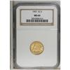 Image 1 : 1907 $2 1/2 MS64 NGC. A lovely Choice representative o