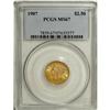 Image 3 : 1907 $2 1/2 MS67 PCGS. A Superb Gem with bright yellow