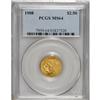 Image 1 : 1908 $2 1/2 MS64 PCGS. This khaki-gold piece displays
