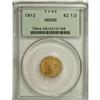 Image 3 : 1912 $2 1/2 MS65 PCGS. The 1912 quarter eagle is readi