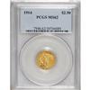 Image 1 : 1914 $2 1/2 MS62 PCGS. This low mintage Indian quarter