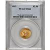 Image 1 : 1915 $2 1/2 MS64 PCGS. Lovely rose-gold and lime color