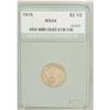 Image 1 : 1915 $2 1/2 MS64 Numistrust (MS62). Bright throughout
