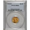 Image 1 : 1925-D $2 1/2 MS64 PCGS. Well produced with a sharp mi